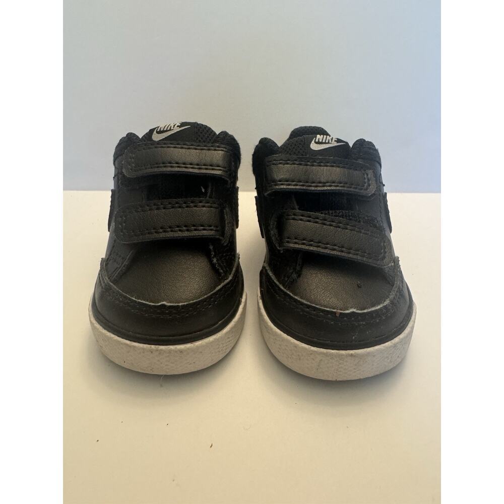 Nike Toddler Shoes 3C Black Hook & Loop Low Top Sneakers Kids